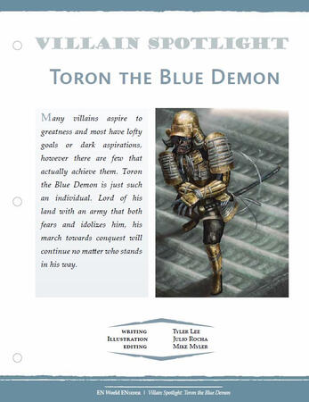 Toron, The Blue Demon